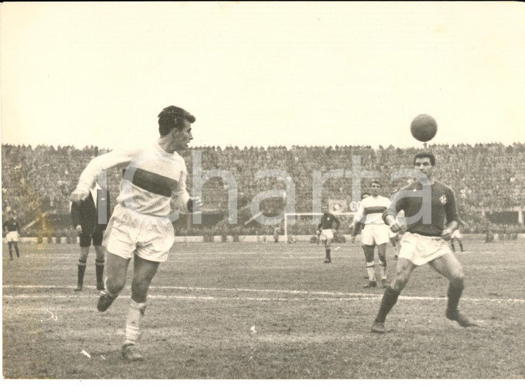 1959 LIVORNO CALCIO ROMA-FIORENTINA 0-0 Franco ZAGLIO Guido GRATTON - Foto 18x13