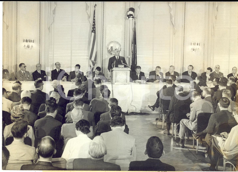 1960 WASHINGTON National Press Club - Discorso di Charles DE GAULLE - Foto 18x13