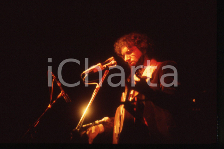 35mm vintage slide* 1982 MILANO David BROMBERG in concerto - Teatro Cristallo 1