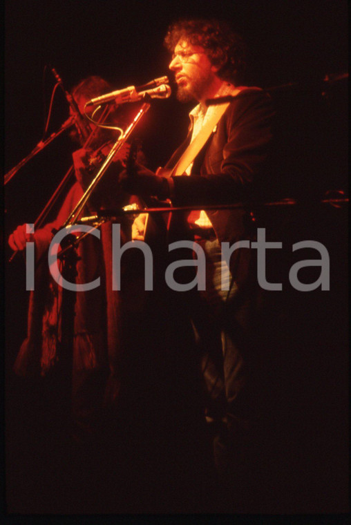 35mm vintage slide* 1982 MILANO David BROMBERG in concerto - Teatro Cristallo 2