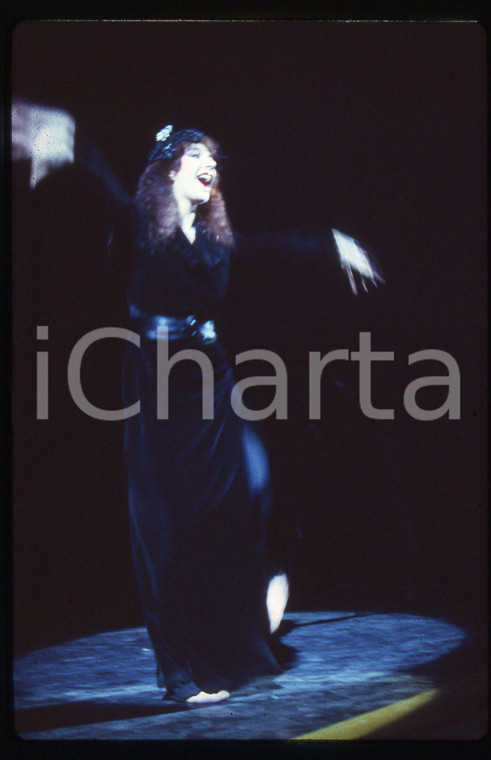 35mm vintage slide* 1980ca MUSICA Kate BUSH Ritratto della cantante (1)