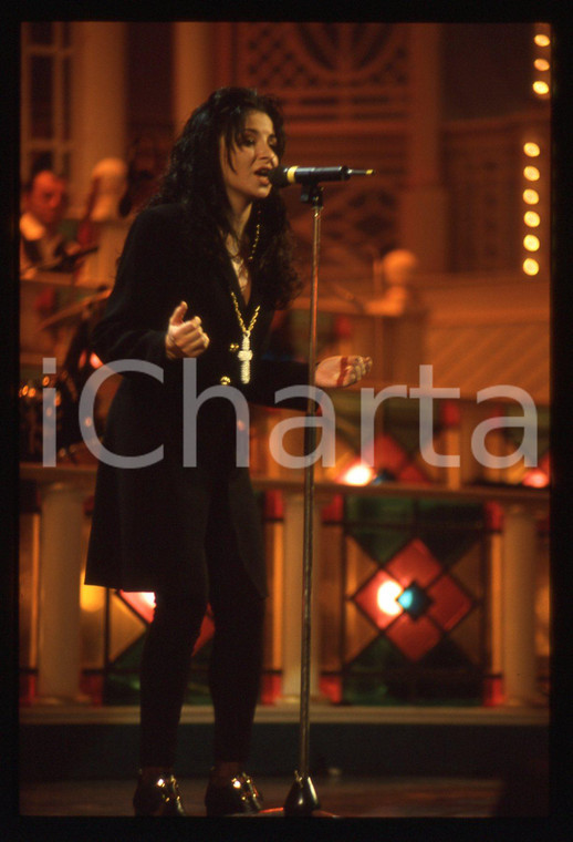 35mm vintage slide* 1995ca ITALIA MUSICA Serenella OCCHIPINTI Ritratto (13)