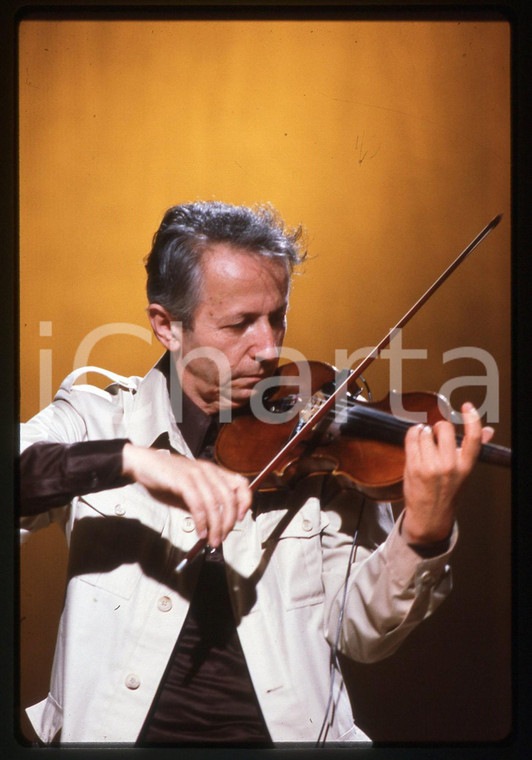 35mm vintage slide* 1980ca ITALIA MUSICA Giusto PIO Ritratto del musicista (2)