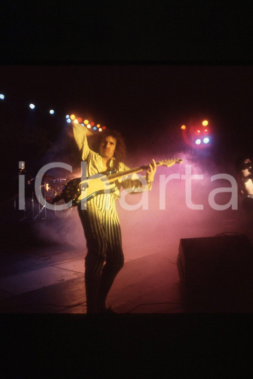 35mm vintage slide* 1982 MILANO Fernando VON ARB dei KROKUS al Rolling Stone 13