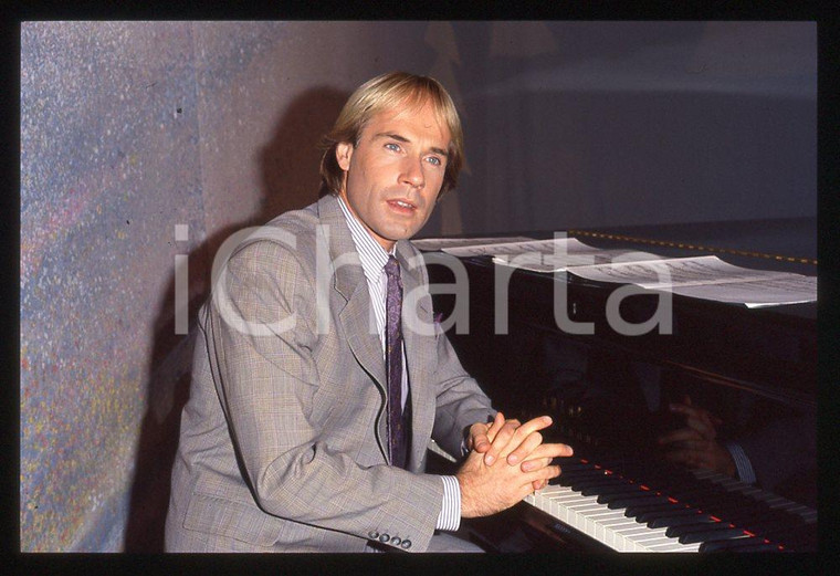 35mm vintage slide*1982 MUSICA Richard CLAYDERMAN concerto in salotto privato 14