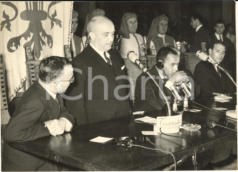 1958 FIRENZE Colloqui Mediterranei - Giorgio LA PIRA principe Moulay el Hassan