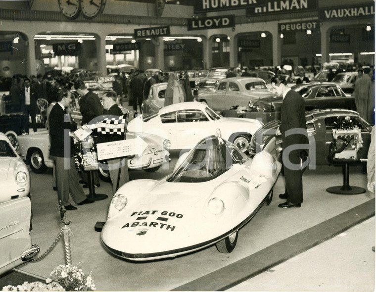 1959 GENEVE Salone dell'Automobile - FIAT 600 Abarth monoposto *Foto 24x18