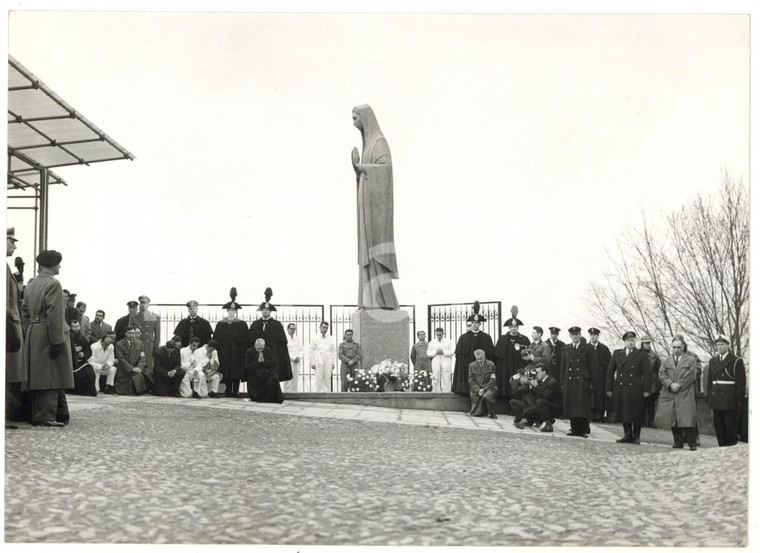 1960 TORINO Monte dei Cappuccini - Inaugurazione statua Madonna dei lavoratori