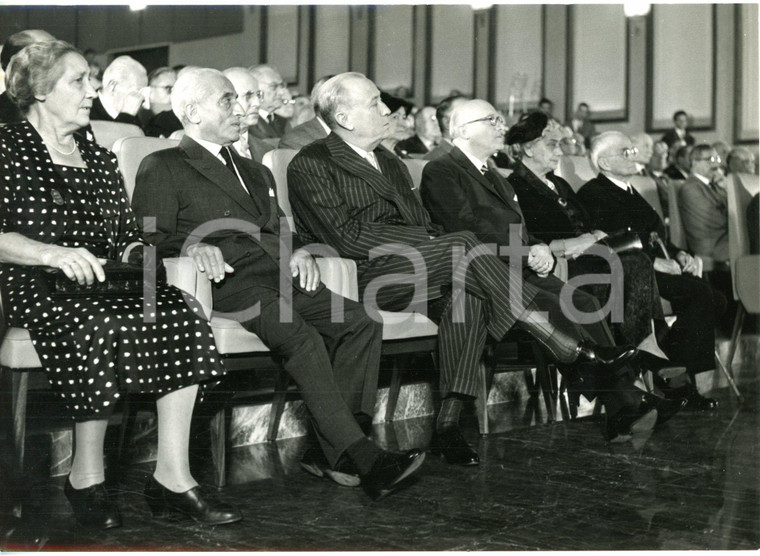 1959 TORINO Vittorio VALLETTA attende la consegna della laurea ad honorem *Foto