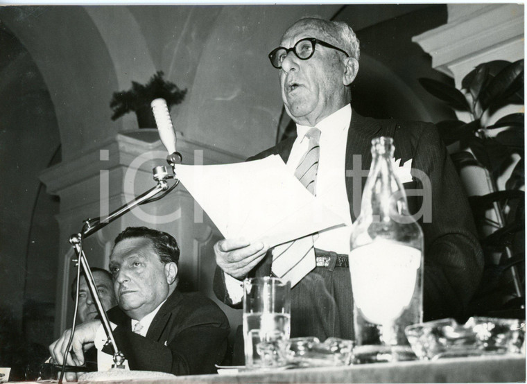 1959 ROMA Assemblea generale Armatori Liberi - Discorso di Achille LAURO *Foto