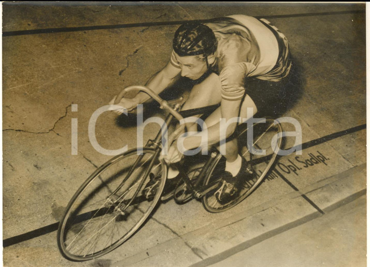 1956 COPENAGHEN Mondiali CICLISMO - Jacques ANQUETIL in gara *Foto 18x13 cm