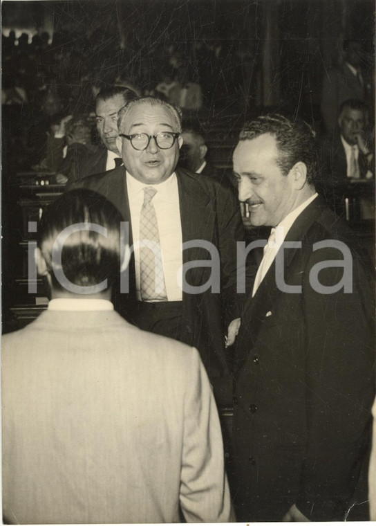 1959 PALERMO Ferdinando STAGNO D'ALCONTRES nuovo presidente Regione Sicilia FOTO