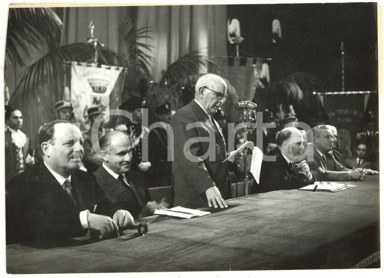 1957 PALERMO Teatro Massimo - Congresso dei Comuni Italiani - Luciano MAUGERI