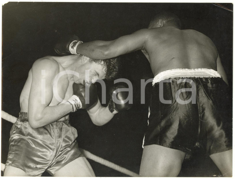 1957 LONDON Harringay Arena - BOXE heavyweight - Bob BAKER vs Dick RICHARDSON