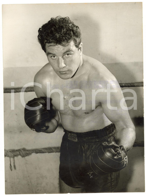 1955 LONDON BOXE Light-heavyweight - Portrait of Arthur HOWARD *Photo 15x20 cm