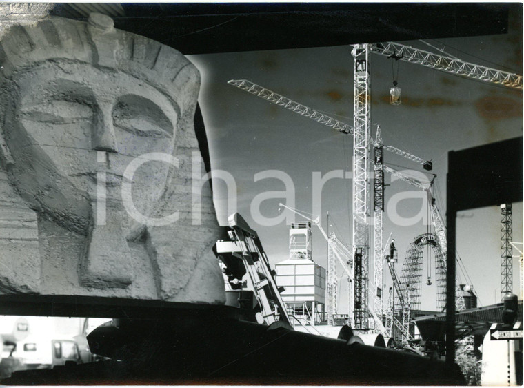 1966 MILANO Allestimento FIERA CAMPIONARIA - Riproduzione statua di Ramses II