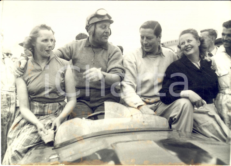 1953 AUTOMOBILISMO 24 ORE DI LE MANS Vincitori Ducan HAMILTON e Tony ROLT *Foto