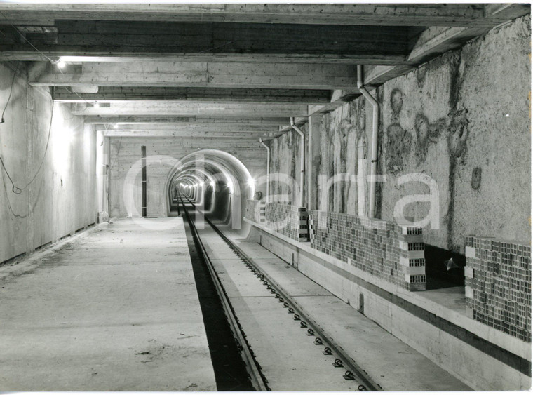 1968 MILANO Stazione di Lambrate - Veduta cantiere ATM della metropolitana M2