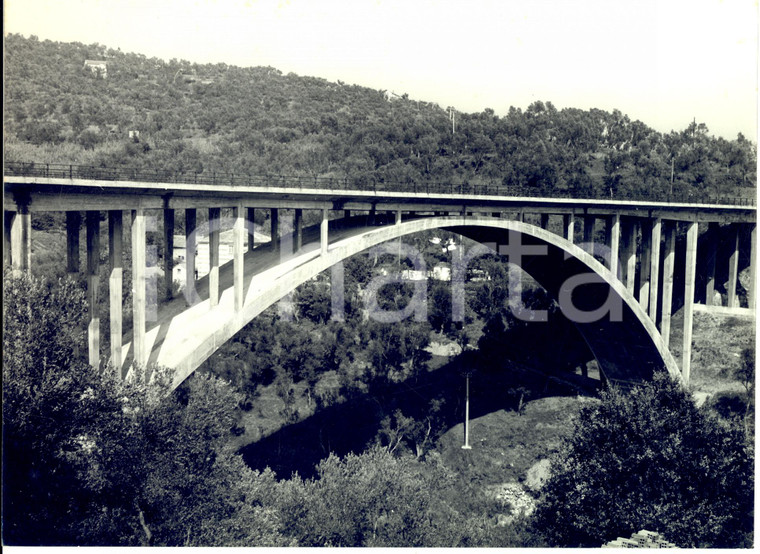 1958 CELLE LIGURE - Il nuovo tratto dell'autostrada GENOVA-SAVONA *Foto 24x18