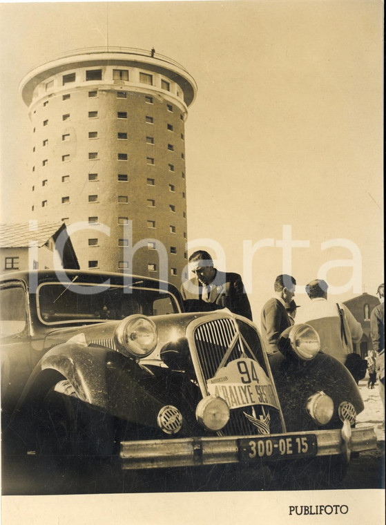 1953 RALLY DEL SESTRIERE - Passaggio Gert SEIBERT - Alfred BOLZ su CITROEN *Foto