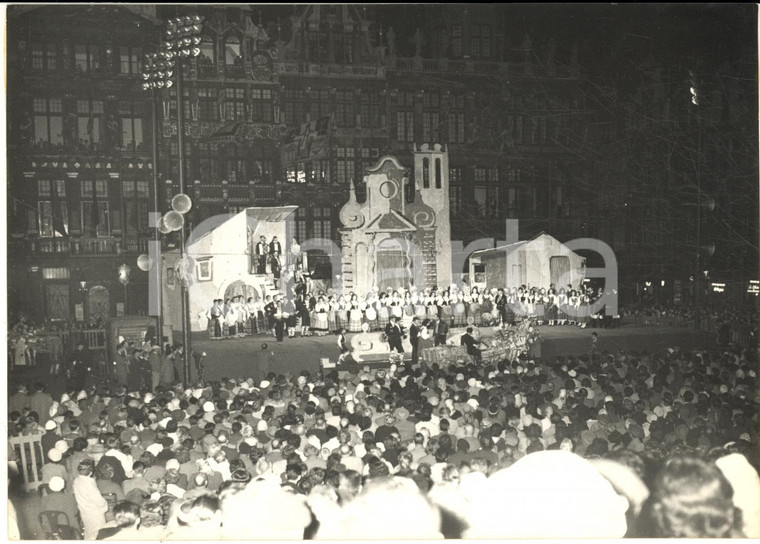 1958 EXPO BRUXELLES Stand Regione SICILIA - Danze folcloristiche *Foto 18x13