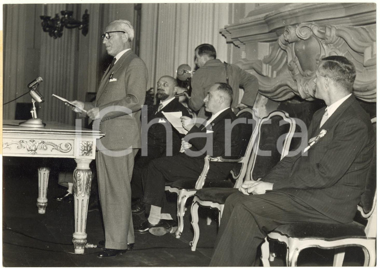 1953 TORINO Congresso Fabbricazioni Meccaniche - Discorso di Vittorio VALLETTA