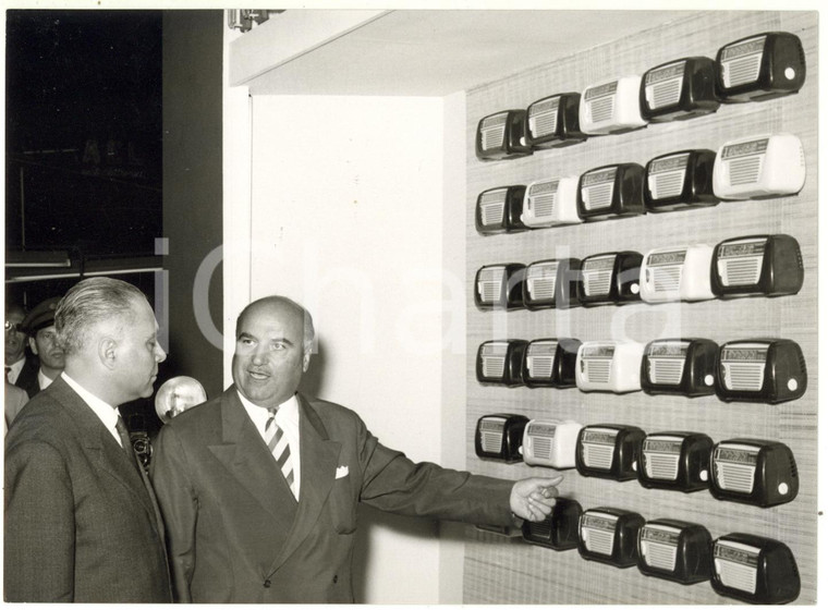 1957 MILANO Mostra Radio Televisione Elettrodomestici - Bernardo MATTARELLA