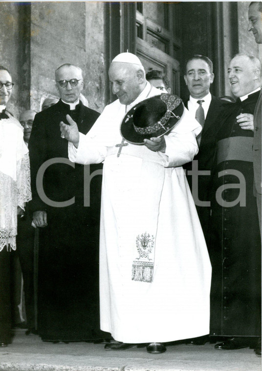 1959 ROMA Basilica di Santa Maria in Montesanto - Visita di Papa Giovanni XXIII