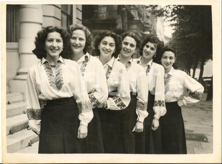 1953 LONDON Yugoslav National dancers during season at Sadler's Well Theatre