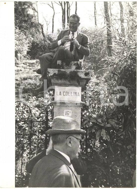 1959 CADENABBIA DI GRIANTE - Konrad ADENAUER circondato dai fotografi *Foto