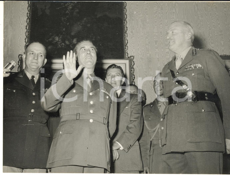 1954 DUINO Accordi Trieste - Gen. John DABNEY Edmondo DE RENZI John WINTERTON