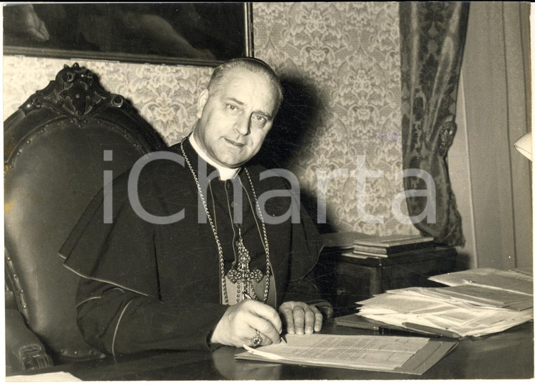 1958 VERONA Mons. Giovanni URBANI nuovo patriarca di Venezia - Foto 18x13 cm