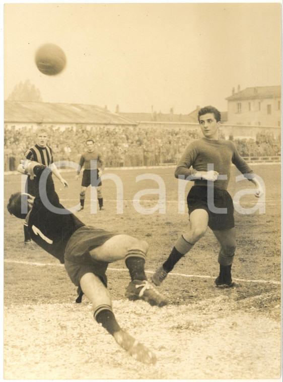 1954 PIACENZA Allenamento CALCIO NAZIONALE U21 - Giancarlo BACCI Ideo STEFANI