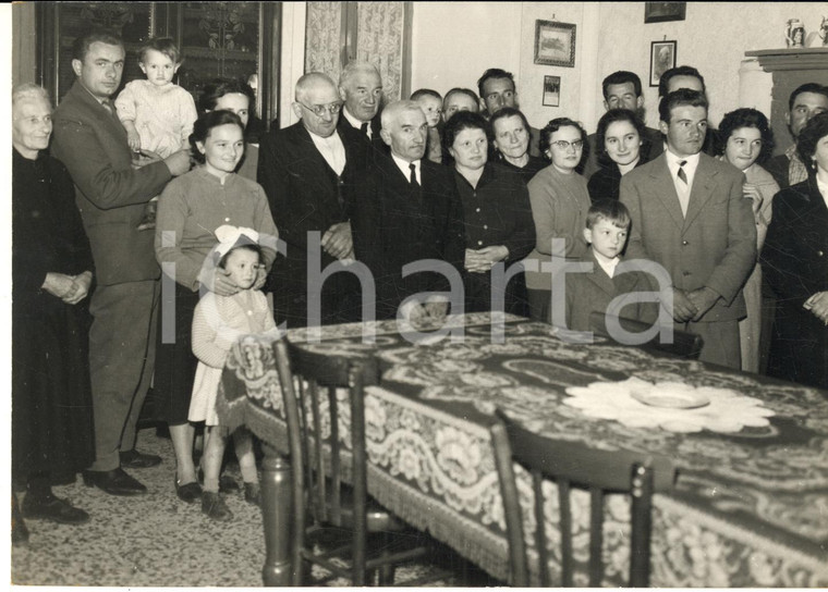 1958 SOTTO IL MONTE Elezione papa Giovanni XXIII - La famiglia RONCALLI *Foto
