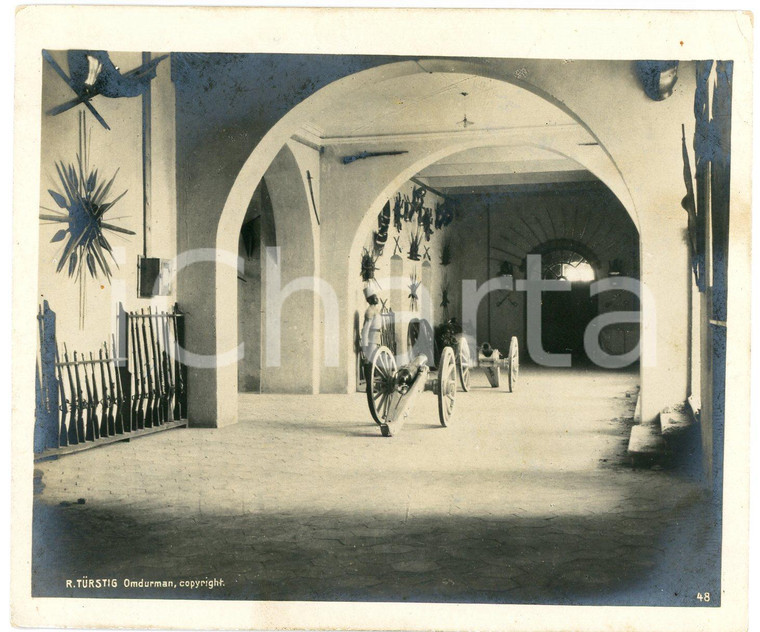 1910 ca Anglo-Egyptian SUDAN - OMDURMAN Entrance of a palace - Photo R. TÜRSTIG Fotografia seriale d'epoca.FOTOGRAFO: R. T&uuml;rstig - Omdurman GOOD/buono  Formato: 10x12 cm originale e autentica 1