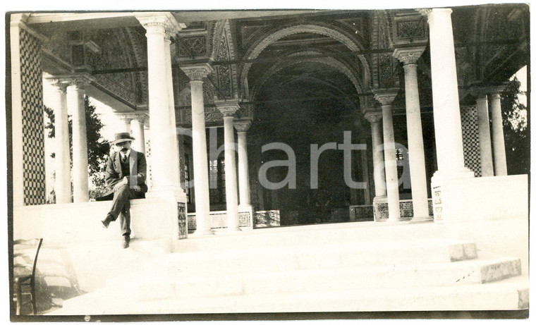 1920 ca ALGERIA - Cortile di palazzo arabo  - Foto ANIMATA 14x9 cm