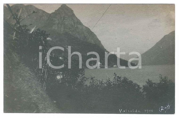 1910 VALSOLDA - COMO Veduta della valle - Fotografia Raffaele PEDRETTI