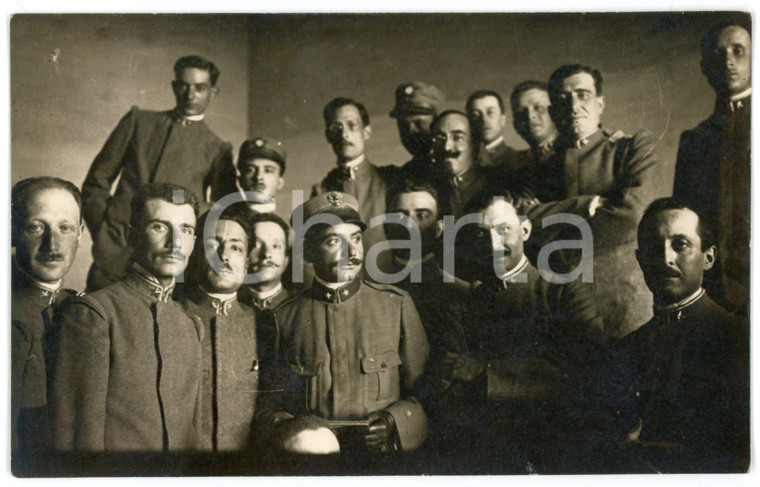 1915 ca WW1 - REGIO ESERCITO Foto di gruppo con soldati - Foto 13x9 cm
