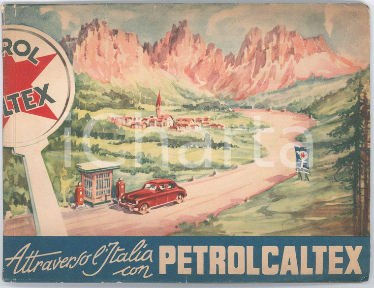 1965 ca SARPOM Attraverso l'Italia con PETROCALTEX Pubblicazione illustrata