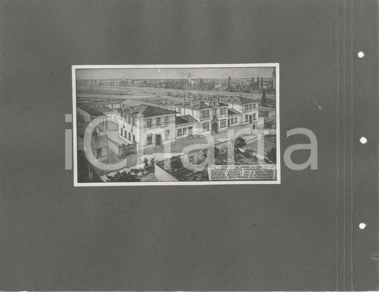 1925 ca SAN DONA' DI PIAVE Edifici Credito Veneto - Foto progetto arch. FERRAZZA
