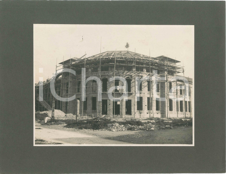 1921 SEREGNO Nuova Scuola Tecnica Comunale - Cantiere - Foto 31x14 cm