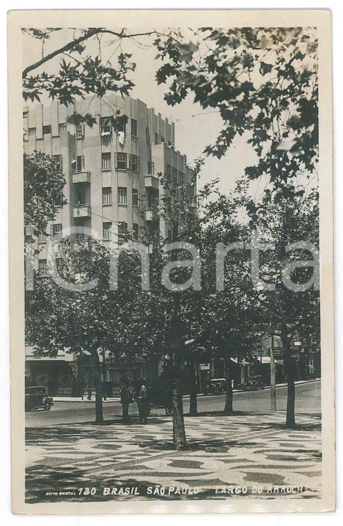 1939 BRASIL - SÃO PAULO - Largo do Arroche *ANIMATED Postcard
