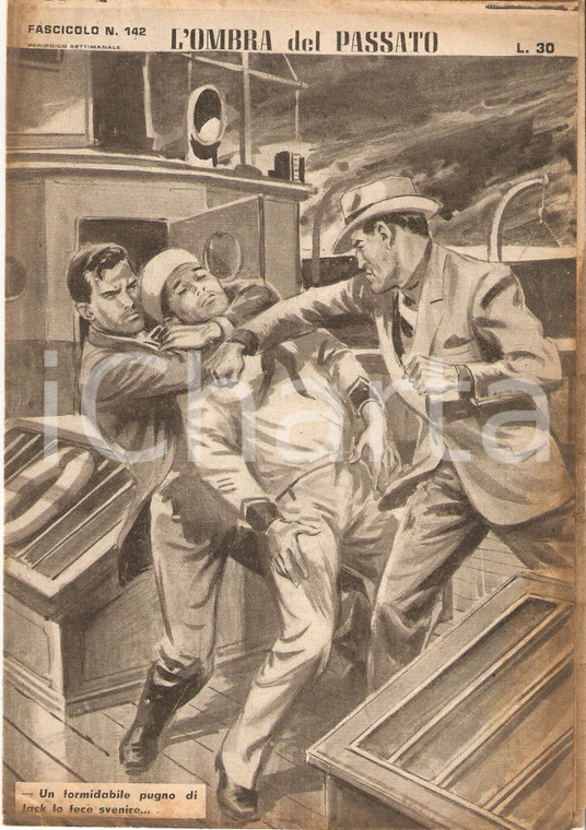 1956 OMBRA DEL PASSATO Jean DE VALLORBE Gangster picchia marinaio *Fascicolo 142