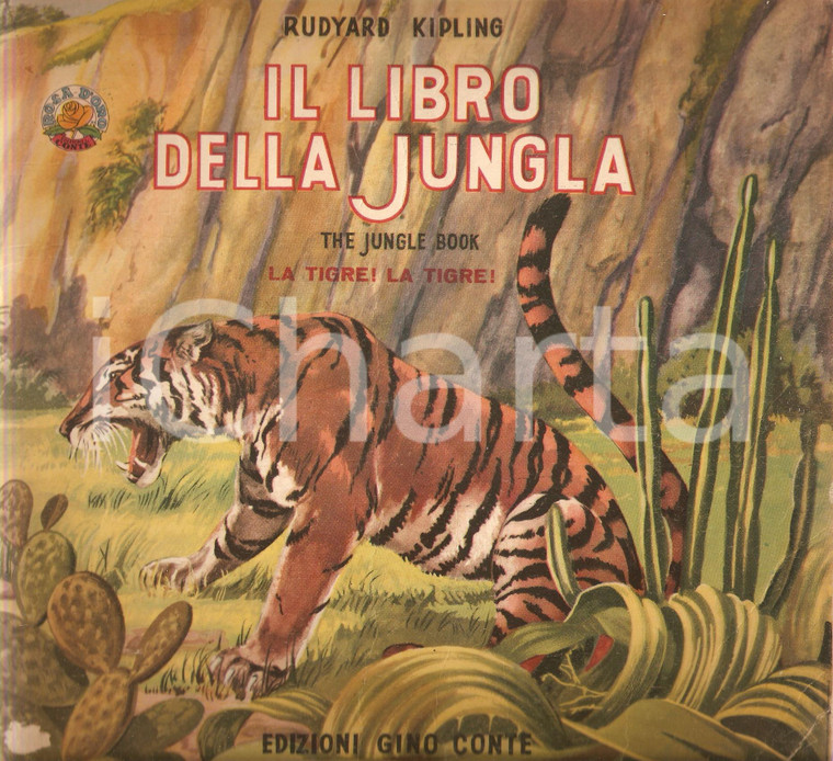 1951 Rudyard KIPLING La tigre! La tigre! LIBRO DELLA JUNGLA *Ed. Gino CONTE