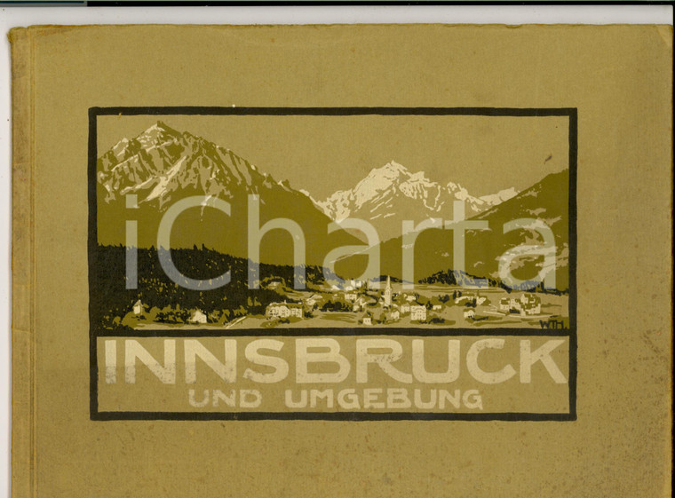 1920 ca INNSBRUCK und Umgebung - Album 16 vedute *ILLUSTRATO TURISMO