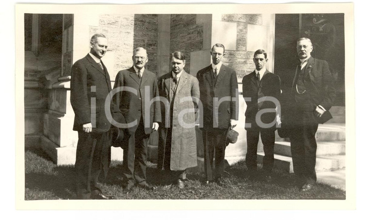 1913 ADAMS MA (USA) High School Headmasters *Photo