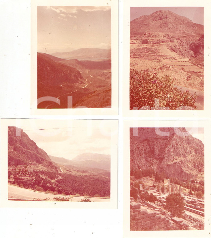 1961 KARI (GREECE) Panorama di DELFI e resti del Tempio di APOLLO *Lotto 4 foto