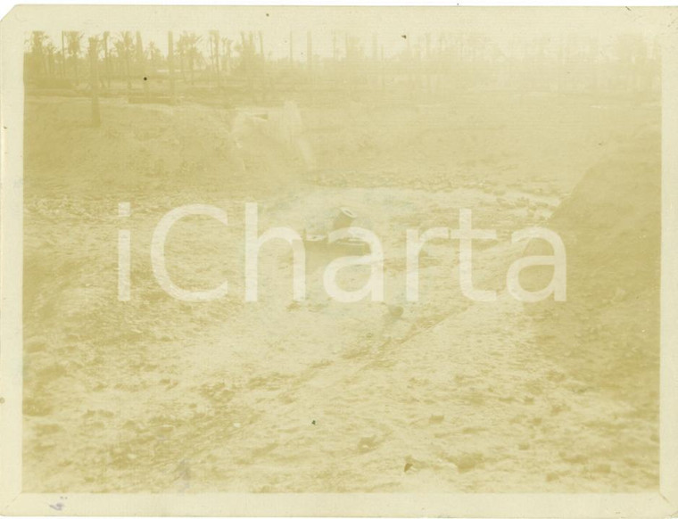 1911 TRIPOLI (LIBIA) Guerra italo-turca Mortaio a Forte HAMEDIE Fotografia