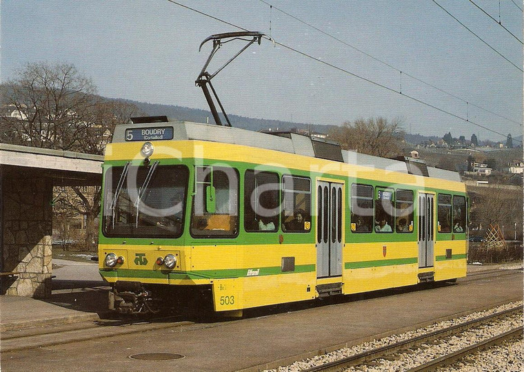 1984 SVIZZERA Tramways de NEUCHATEL Meter gauge Motor coach Be 4/4 503 *FG NV