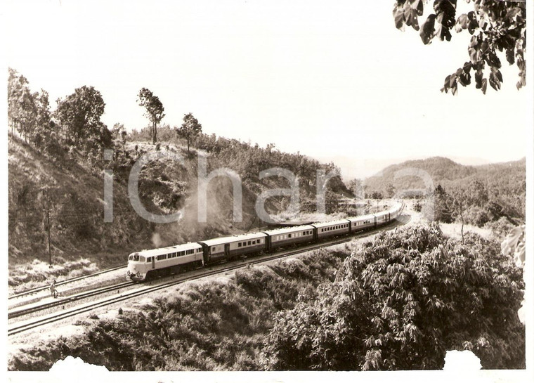 1975 ca THAILANDIA State Railways SRT Locomotiva 4050 *Fotografia DANNEGGIATA